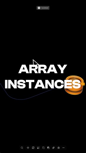 Plasticity on Instagram: "You can create instances using the different array tools. Turn on "make instances" when changing the settings for the array tool. Learn more about Plasticity 2025.3 using the link in our bio!"