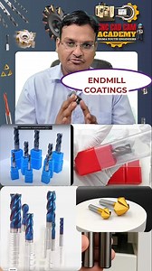 END MILL coatings AND colour coding of tools - how to identify colour coding of endmills #cnctooling | Sigma Youth Engineers