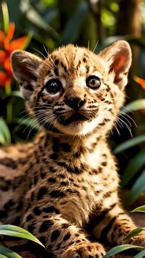 Baby Ocelot 🐆✨ | I Wish You Love (Slowed)