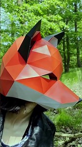 DIY Fox Mask: When Papercraft Meets the forest 🦊✨