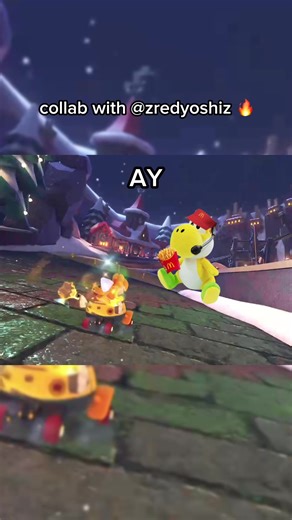 yellow yoshi ❤️’s sprite cranberry || COLLAB: @redyoshi // audio by gigglesaurus // #mariobros #mariokart #mk8dx #spritecranberry #mario #yoshi #fyp