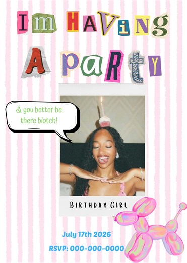 Invitations- Digital, Editable, Printable - Etsy