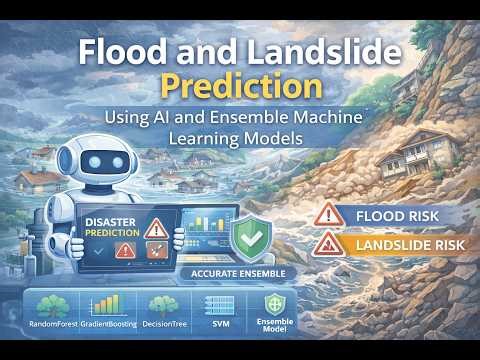 Flood and Landslide Prediction Using AI and Ensemble Machine Learning Models