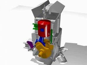 Two Stroke Engine Animation