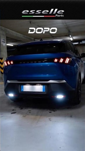 Peugeot 3008 MK3: Upgrade Led Retromarcia Esselle Parts - Prima vs Dopo