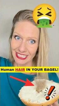 They hide on the label - Human HAIR in Your Bagel (& How to Spot It)
