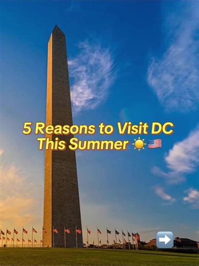 Summer in DC is looking pretty good. ☀️ From free museums and new exhibits to America 250 celebrations, there are plenty of reasons to visit. Discover what's new and plan your next DC getaway with @TikTok GO 🇺🇸. It's just a few taps away. #GOtoDC #BmoreGOtoDC #Only1DC #DC250 @BMORE Studio