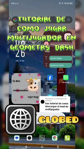 Tutorial de multijugador en Geometry Dash: Mod Globed