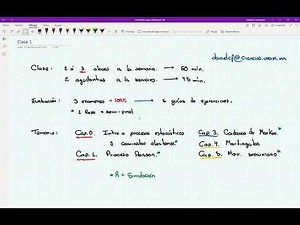 Procesos estocásticos 1 Grupo 9075 Clase 1