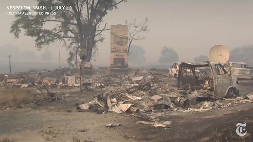 Extreme heat and drought conditions have fueled wildfires across the Western U.S., with dozens actively burning in the region. We built an interactive map to track the latest wildfires: https://nyti.ms/2VNKyhf | The New York Times