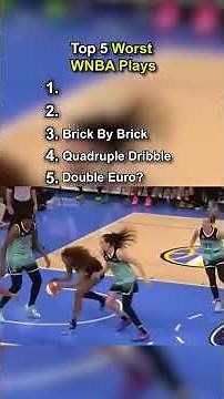 WNBA Worst Plays… #wnba #nba #basketball #lebronjames #stephcurry #kobebryant #lakers #warriors