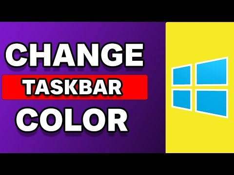 How To Change The Color Of The Taskbar On Windows 11