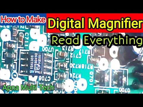 How To Make Your Own Digital Magnifier #digitalMagnifier #digitalvission