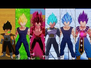 DBZ: Kakarot MOD - Vegeta Transformations "Ultra Ego" & Ultimate Attack (4K 60FPS)