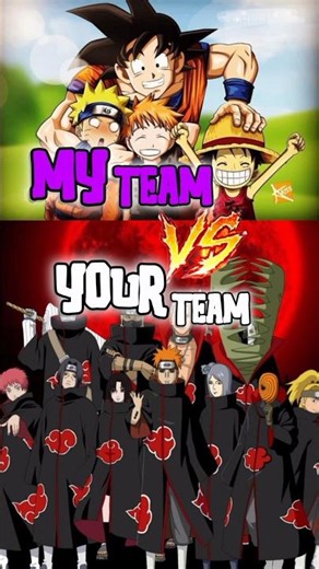 Anime team up battle #anime #battle