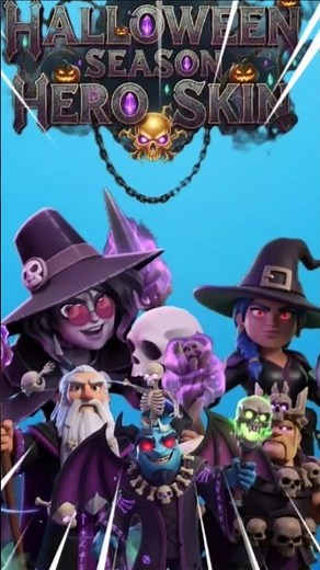 Clash of Clans Halloween 2025 🎃 All Hero Skins Reveal #cocshorts #foryou
