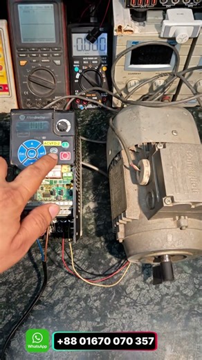 Powerflex 525 Parameter Setting and Manual Run