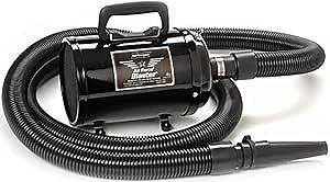 METROVAC Air Force Blaster B-3 Single Speed Dog Hair Dryer | High Velocity Pet Grooming Blower All-Steel Made in USA