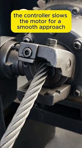 How Elevators Stop Perfectly (The Hidden Sensor & Brake System) #productionfacility