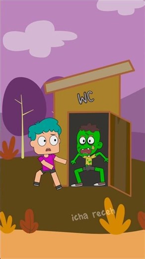Let me in | zombie toilet #shorts #minecraft