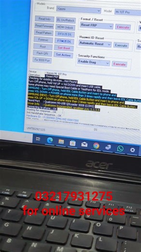 redmi note 10 pro frp testpoint