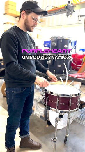 Which bearing edge sounds best to you? 🥁 These two @dynamicxdrums went out the door earlier this month. It’s always a treat building these drum set snare drums! These two drums have similar hardware but different bearing edges underneath the hood. 👇 💜 Purpleheart has a modern 45 degree edge 🪵 Bubinga has a vintage rounded 30 degree edge Which do you prefer? #drums #snaredrum #percussion #drummer | Black Swamp Percussion