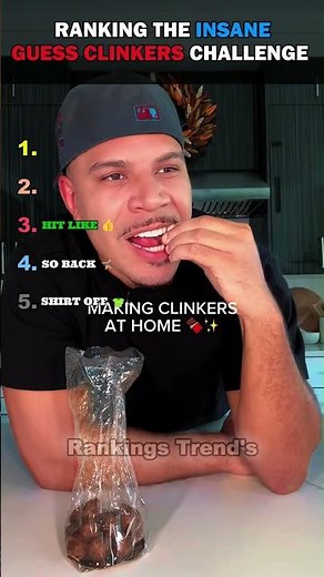 Ranking The Funniest Guess Clinkers Challenge moments 😂 #shorts #clinkers #challenge #candy
