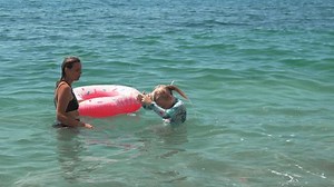 Mother Daughter Swimming Happy Family Playing Stock Footage Video (100% Royalty-free) 3886346827 | Shutterstock