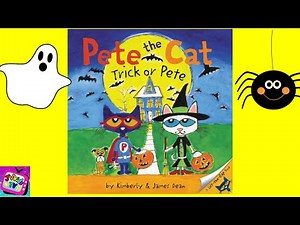 Halloween Story for kids | Pete the Cat Trick or Pete