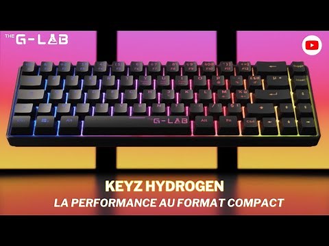 The G-LAB - Keyz Hydrogen 60% - Clavier gaming au format compact.