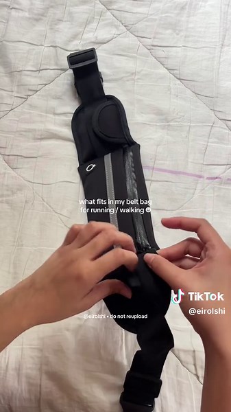 belt bag for running 🏃🏻‍♀️ #beltbag #waistbag #runningbag #exercise #runningessentials