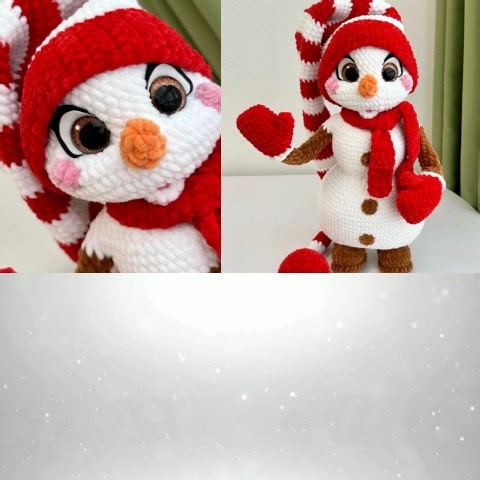 Tired of boring, store-bought decorations?  Imagine proudly setting out a gorgeous, 15.75-inch snowman you made. Our pattern makes it simple, even if you’ve never crocheted a large toy before! Start your project today. | Crafcarry | Facebook