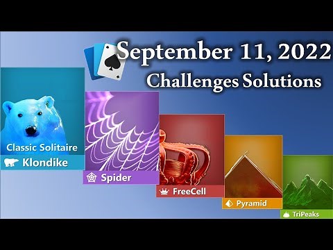Microsoft Solitaire Collection: September 11, 2022
