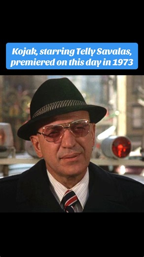 Kojak, starring Telly Savalas, premiered on this day in 1973. #nostalgia #1970s #70s #70stv #70stvshows | Retroblastfromthepast
