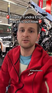 Toyota has finally released its Tundra engine recall. This recall involves replacing the entire engine assembly, including both turbos. This recall can only be performed at a Toyota deal#trading #sticker #fblifestyle | Kriz Buchowicz | Facebook