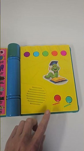 Vintage Mattel See 'N Say Story Maker Blue Book 1991 demo