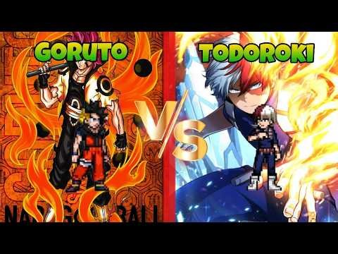 Jump Force MUGEN Goruto vs Todoroki