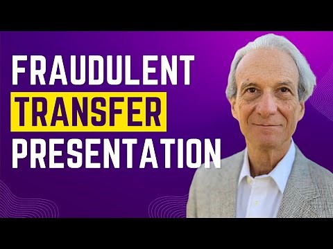 Florida Fraudulent Transfer Presentation (Florida Bar)