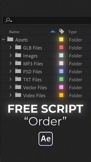 🔥Free ORDER SCRIPT for After Effects