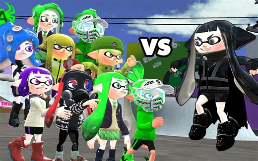 【Splatoon动画】黑鱿鱼的复仇