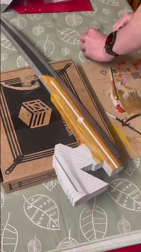 Samurai Spin Sword (3D Printed Adding Gold Paint [Timelapse]) Shinkenmaru (シンケンマル) From (侍戦隊シンケンジャー）