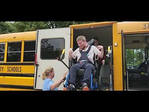 Sam home from school & off the school bus lift 9.25.23 @onthatnote