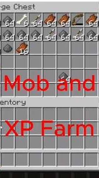 Unlimited XP & Loot! Easy Minecraft Mob Farm Guide #minecraft