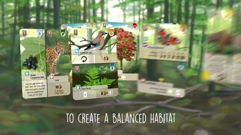 Lookout Games Forest Shuffle Card Game - Create an Ecological Paradise! Clever Strategy Game for Kids & Adults, Ages 10+, 2-5 Players, 60 Min Playtime, ECO-Friendly Packaging