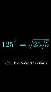 How can you solve this exponential problem GCSE mathematics grade 10 Mathematics maths tricks