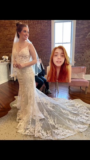 Wedding dresses I tried on, but didn’t get! #foryou #redhead #junebride #bride #weddingdress #weddingtiktok @LowsBridal