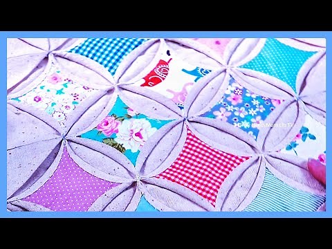 EASY Cathedral Window Sewing Projects with little Fabric Scraps┃Compilation Video