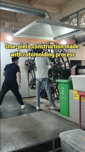 Precision Rotomolded Parts for Industrial Scrubber Machines #rotomolding #factory