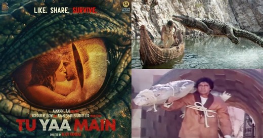 10 Bollywood Movies Feat A Killer Crocodile Before Shanaya & Adarsh Gourav's Tu Yaa Main