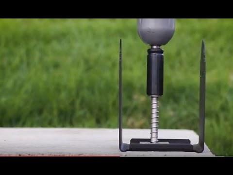 How to Install a Post Base with Stainless-Steel Titen HD® Heavy-Duty Screw Anchors
